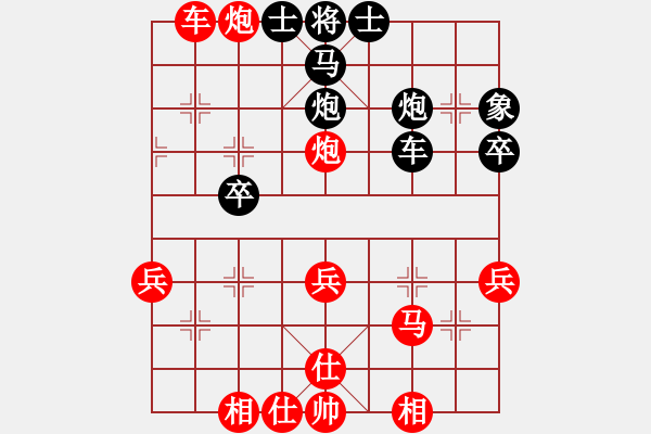 象棋棋譜圖片：2023.7.7.35十八輪先勝順炮直車騎河對(duì)橫車進(jìn)3卒雙飛邊相 - 步數(shù)：41 