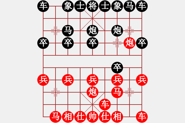 象棋棋譜圖片：轉(zhuǎn)張和平八兵五進一 - 步數(shù)：10 