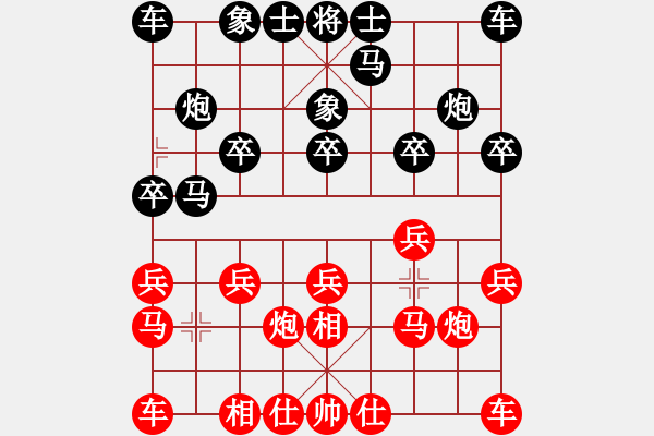 象棋棋譜圖片：伊可人[963125967] -VS- 123[2570645874] - 步數(shù)：10 