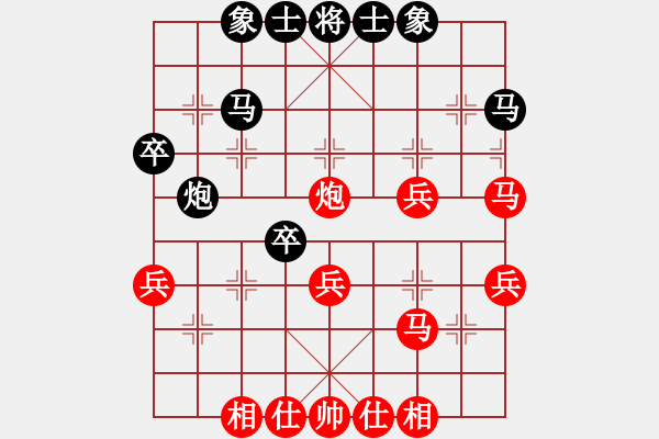 象棋棋譜圖片：清仁福壽（業(yè)4-3）先勝經(jīng)典老歌（業(yè)4-3）201705141829.pgn - 步數(shù)：40 