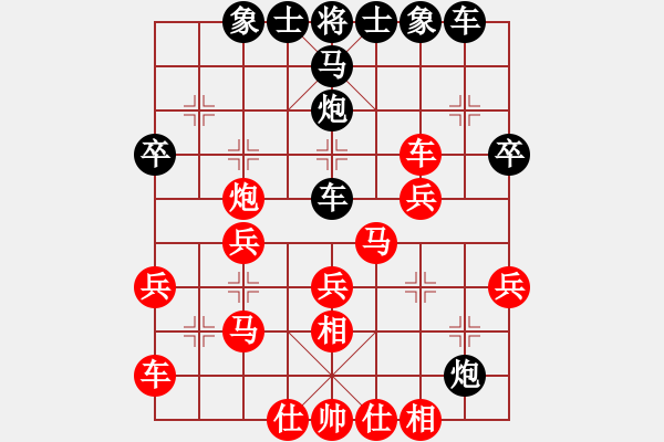 象棋棋譜圖片：syzyy(2段)-勝-cggmmmgg(1段) - 步數(shù)：40 