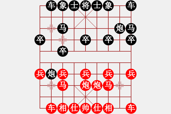 象棋棋谱图片：R5 20 许鲁斌 先和 朱毅辉.xqf - 步数：10 