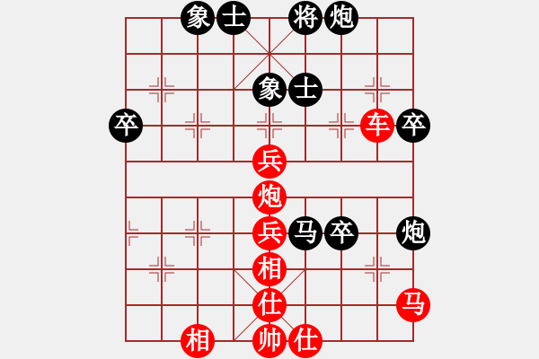 象棋棋譜圖片：B36 五八炮對反宮馬 - 步數(shù)：60 