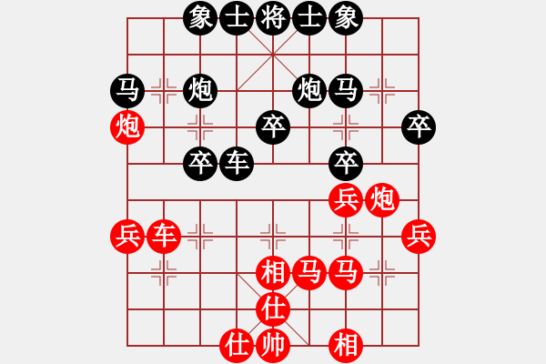 象棋棋譜圖片：tzbf先勝lys218 - 步數(shù)：30 