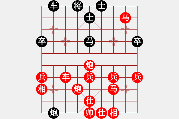 象棋棋譜圖片：萬里飛霜(1段)-勝-峽雨先生(6段)順炮直車對(duì)緩開車 - 步數(shù)：57 