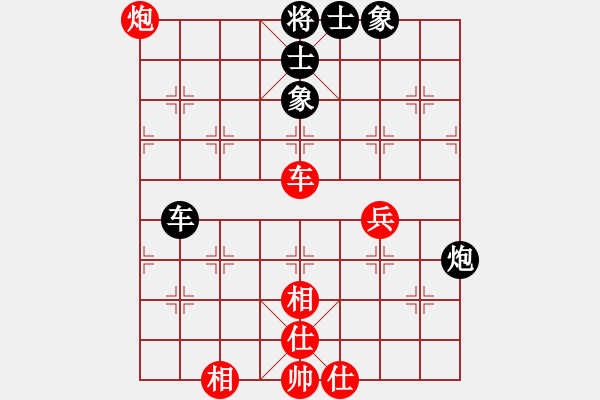 象棋棋譜圖片：jdtfy(7星)-和-sdqreg(5星) - 步數(shù)：100 