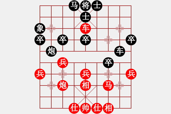 象棋棋谱图片：东方神库(日帅)-胜-下棋老头(9段) - 步数：40 