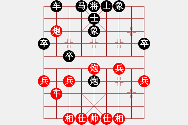 象棋棋譜圖片：高速物業(yè)(3段)-勝-小刀流過(1段)中炮過河車七路馬對(duì)屏風(fēng)馬 - 步數(shù)：40 