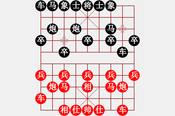 象棋棋譜圖片：落拓一生（紅先）負(fù)隨心所欲 - 步數(shù)：10 