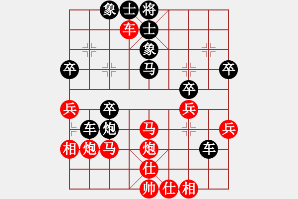 象棋棋譜圖片：杰倫求敗(7段)-負(fù)-臺灣朱鸝(7段) - 步數(shù)：40 