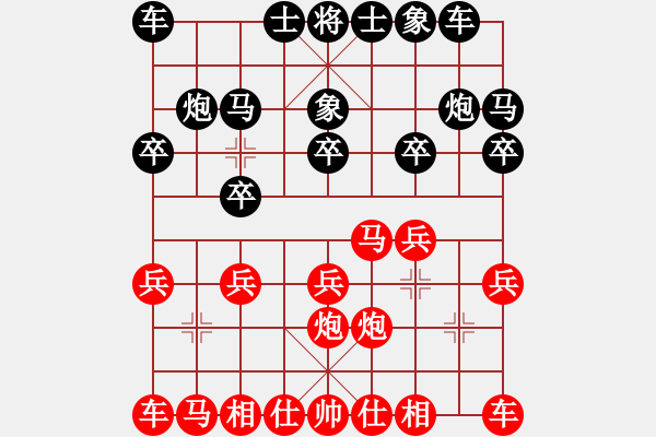 象棋棋譜圖片：福建省 林森 負(fù) 河北省 杜寧 - 步數(shù)：10 