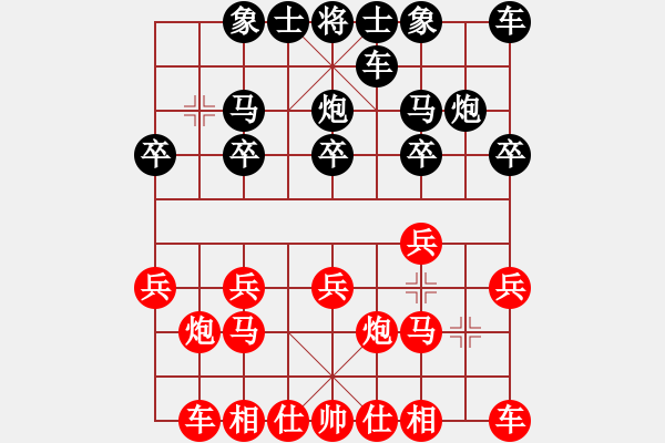 象棋棋譜圖片：王鵬先勝張健 - 步數(shù)：10 