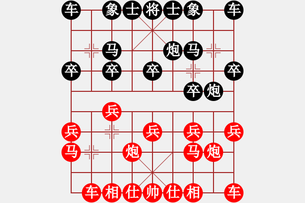 象棋棋譜圖片：第九輪第3臺 自貢王強（紅先勝）宜賓張志強 - 步數(shù)：10 