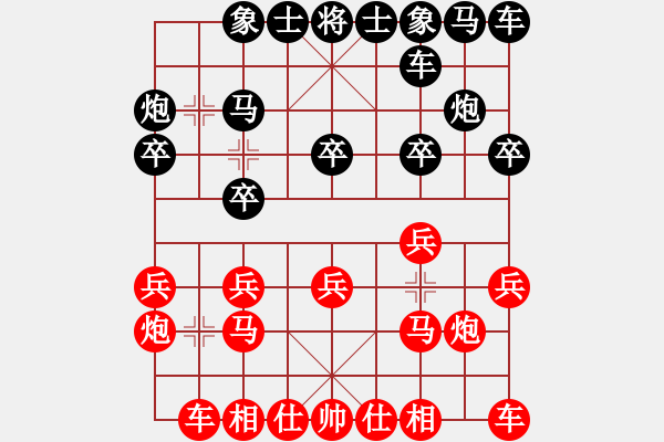 象棋棋谱图片：R8 16 杨嘉烨 先和 许鲁斌.xqf - 步数：10 
