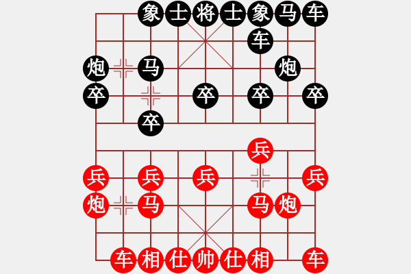 象棋棋譜圖片：R8 16 楊嘉燁 先和 許魯斌.xqf - 步數(shù)：10 