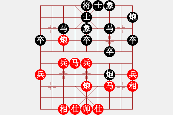 象棋棋譜圖片：風(fēng)流微波(5級(jí))-負(fù)-獨(dú)身主義者(8段) - 步數(shù)：30 