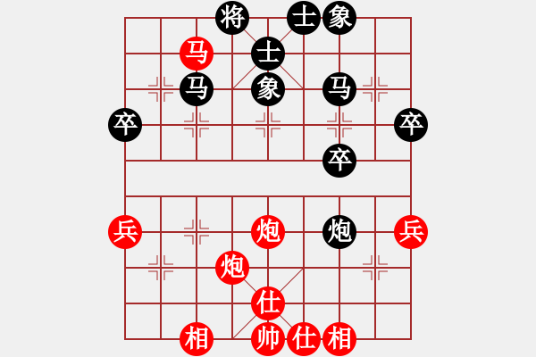 象棋棋譜圖片：橫才俊儒[292832991] -VS- 園丁[-] - 步數(shù)：45 