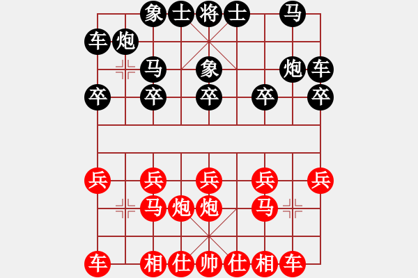 象棋棋譜圖片：2016第21屆佛古杯象棋賽王建鳴先勝陸宏偉 - 步數(shù)：10 