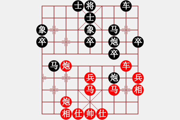 象棋棋譜圖片：我暈(2段)-負(fù)-歸國封神(3段) - 步數(shù)：40 