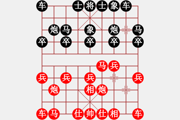 象棋棋譜圖片：行者[1094166258] 和 芳棋(純?nèi)讼缕?[893812128] - 步數(shù)：10 