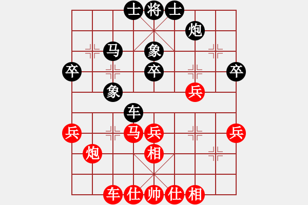 象棋棋譜圖片：彰德飛龍(8段)-和-沒一個號了(9段) - 步數(shù)：40 