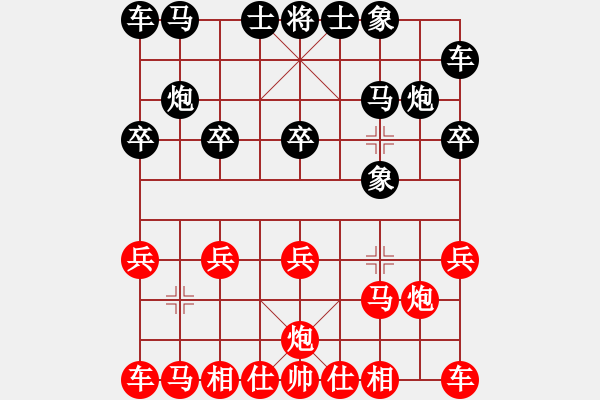 象棋棋譜圖片：9局 A00- 不合理開局-小蟲引擎23層(2587) 先勝 徐晃(1450) - 步數：10 