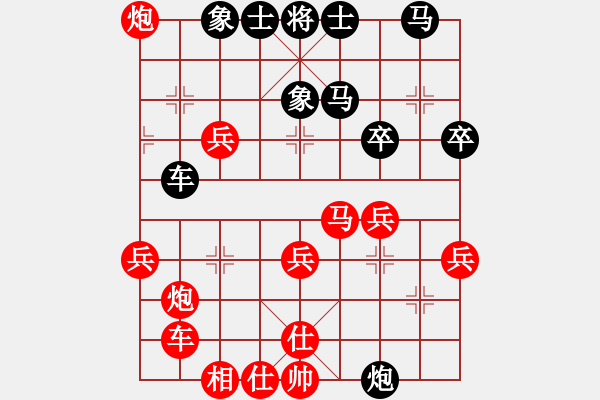 象棋棋譜圖片：兵權(quán)(3段)-勝-雪擁蘭關(guān)(8段) - 步數(shù)：40 