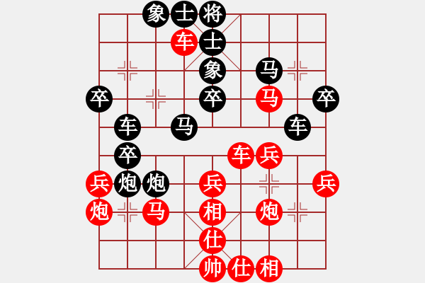 象棋棋譜圖片：河北金環(huán)建設隊 王瑞祥 負 青島隊 張?zhí)m天 - 步數：30 