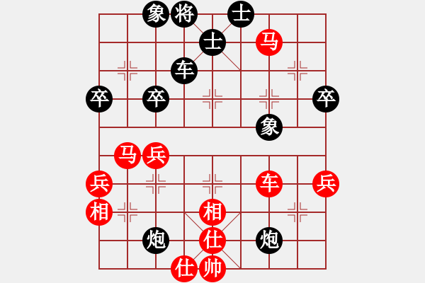 象棋棋譜圖片：中炮七路馬對屏風(fēng)馬雙炮過河 紅進(jìn)三兵黑炮進(jìn)2 （紅進(jìn)中兵） 四海的龍(地煞)-勝-斷魂槍(5f - 步數(shù)：60 