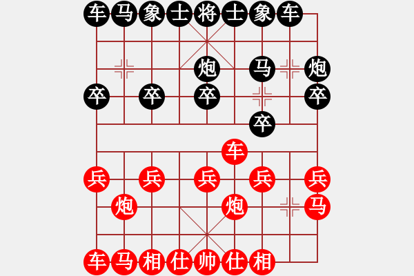 象棋棋谱图片：范国乡 - 阮成保 (8) - 步数：10 