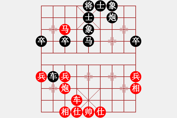 象棋棋譜圖片：渝中 周洋 和 南岸 周開現(xiàn) - 步數(shù)：40 