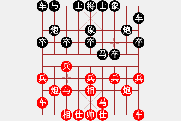 象棋棋谱图片：wwxs(4段)-负-鑫福网吧(7段) - 步数：10 