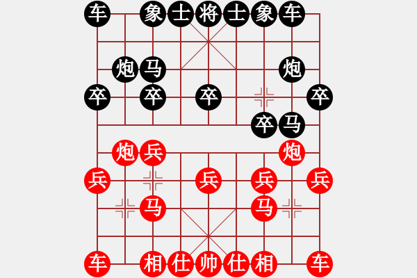 象棋棋譜圖片：第3輪8臺 陽泉鹿小兵先勝內(nèi)蒙古楊旭 - 步數(shù)：10 