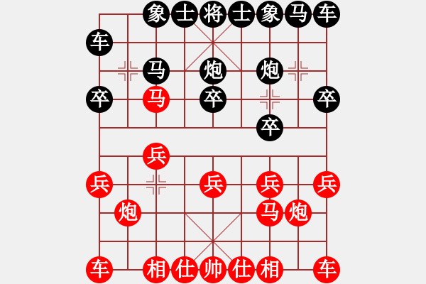 象棋棋譜圖片：岳陽樓絕殺(1段)-勝-fgfgfhfgtg(2段) - 步數(shù)：10 