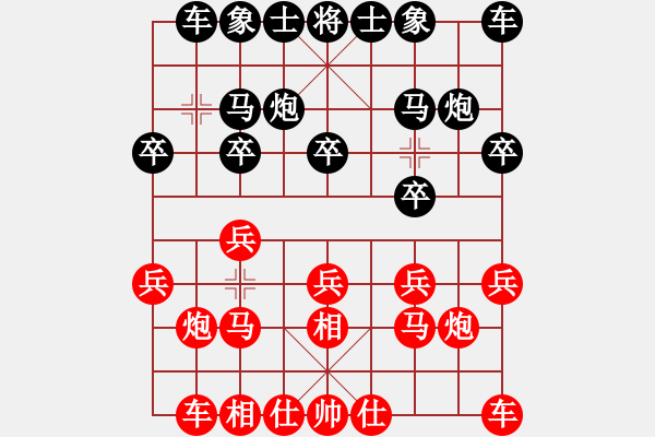 象棋棋譜圖片：俺下棋啦(人王)-和-天兵帝國(月將) - 步數(shù)：10 