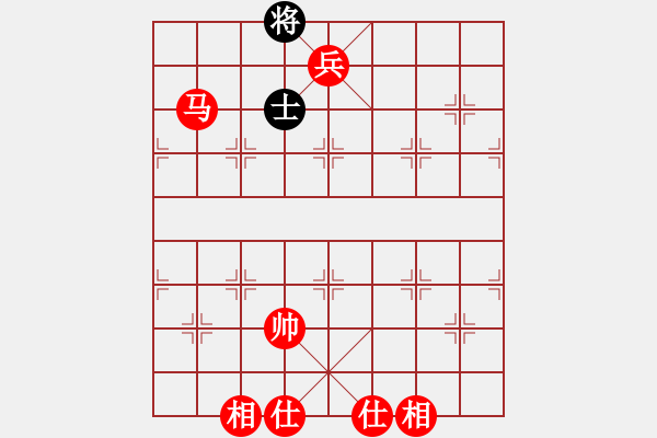 象棋棋譜圖片：馬兵必勝單缺象、雙士 - 步數(shù)：23 