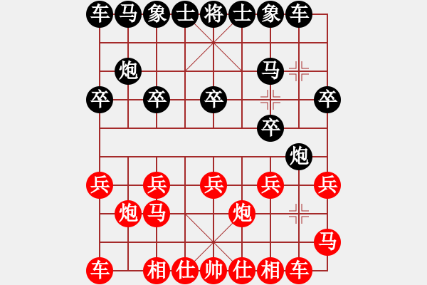 象棋棋譜圖片：?；?9星)-負-無菜可吃(9星) - 步數(shù)：10 