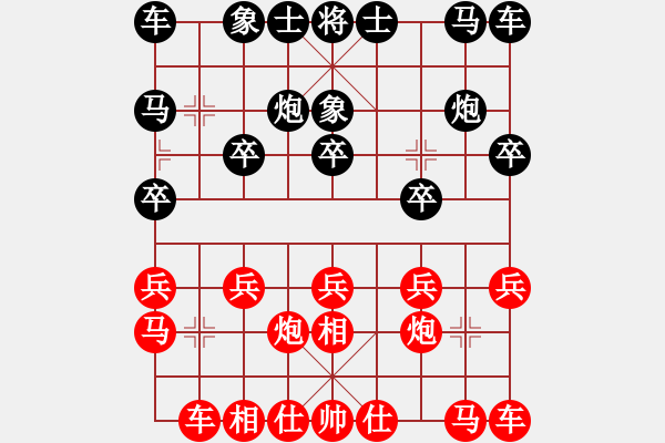 象棋棋譜圖片：江蘇 童本平 和 上海 萬(wàn)春林 - 步數(shù)：10 