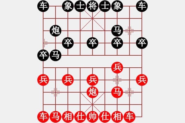 象棋棋譜圖片：keepingon(6段)-和-楚河之霸王(8段) - 步數(shù)：10 