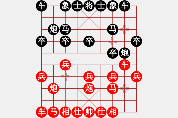 象棋棋谱图片：白氏剑客(3段)-胜-弈林公子拽(8级) - 步数：10 