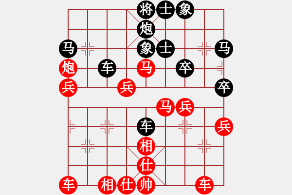 象棋棋譜圖片：cceeaa(2段)-勝-南昌獅(7段) - 步數(shù)：40 