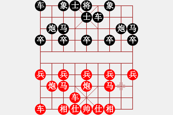 象棋棋譜圖片：橫才俊儒[292832991] -VS- 攬月蕭[421742098] - 步數(shù)：10 