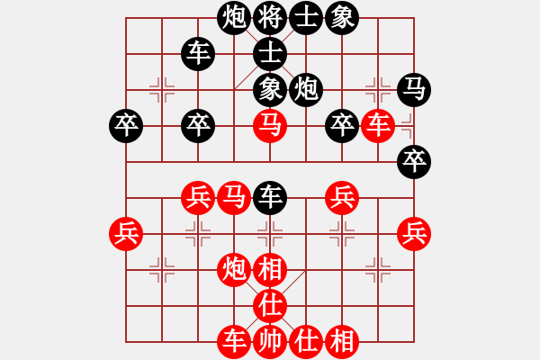 象棋棋譜圖片：2006年迪瀾杯弈天聯(lián)賽第三輪：愛(ài)情幸運(yùn)號(hào)(9段)-和-佩劍將軍(月將) - 步數(shù)：40 