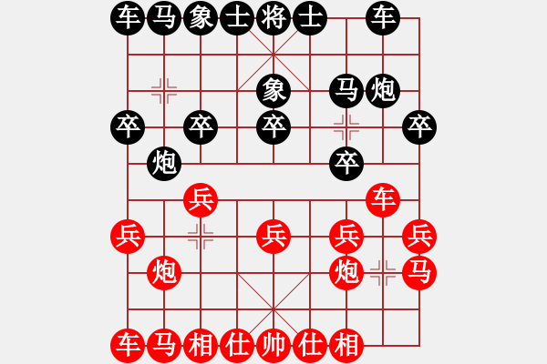 象棋棋谱图片：胡小静 先和 徐林州 - 步数：10 