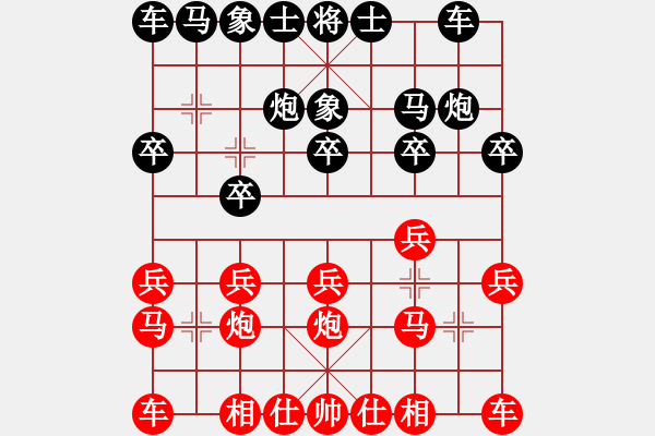 象棋棋譜圖片：山西實名象棋聯(lián)盟 壽陽張道武 先勝 湖北十堰柴學軍 - 步數(shù)：10 