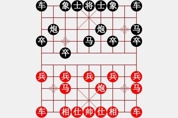 象棋棋譜圖片：牧童[31397727] -VS- 樂樂[1500567353] - 步數(shù)：10 