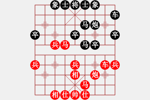 象棋棋譜圖片：景德鎮(zhèn) 劉軍 和 景德鎮(zhèn) 劉昱 - 步數(shù)：30 