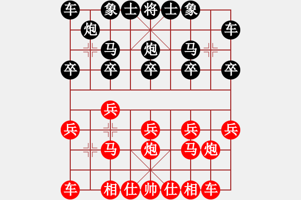 象棋棋譜圖片：2022.10孟辰粉絲組織的網(wǎng)絡(luò)賽第4輪（曲研先勝自由飛翔） - 步數(shù)：10 