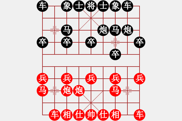 象棋棋譜圖片：李尋歡老李紅負(fù)葬心【過(guò)宮炮對(duì)進(jìn)左馬】 - 步數(shù)：10 