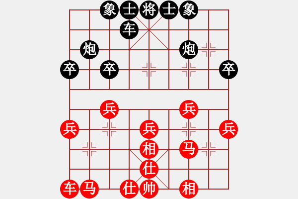 象棋棋譜圖片：七臺(tái)河春林(2段)-負(fù)-老不倒翁(2段) - 步數(shù)：30 